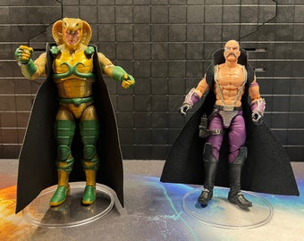 G.I Joe. Classified Serpentor Mindbender custom capes 6" scale