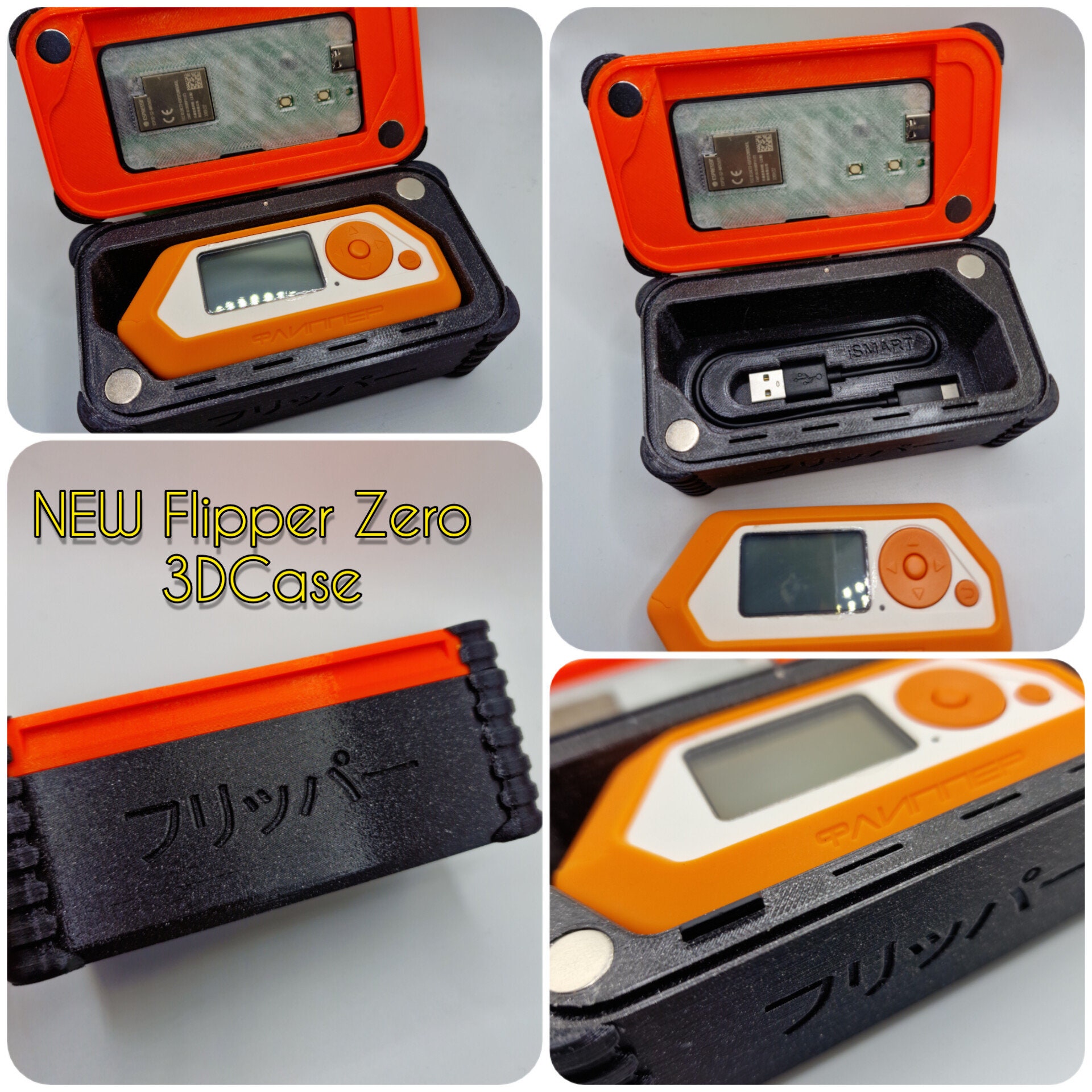 Armor Case MK6 for Flipper Zero Devices CASE ONLY Supports Gpio & Wifi  Board 