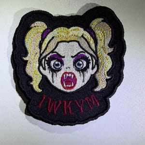 Embroidered Samantha IWKYM Patch, Dungeon Crawler Carl LitRPG Fan Art (Sew-On or Iron-On)