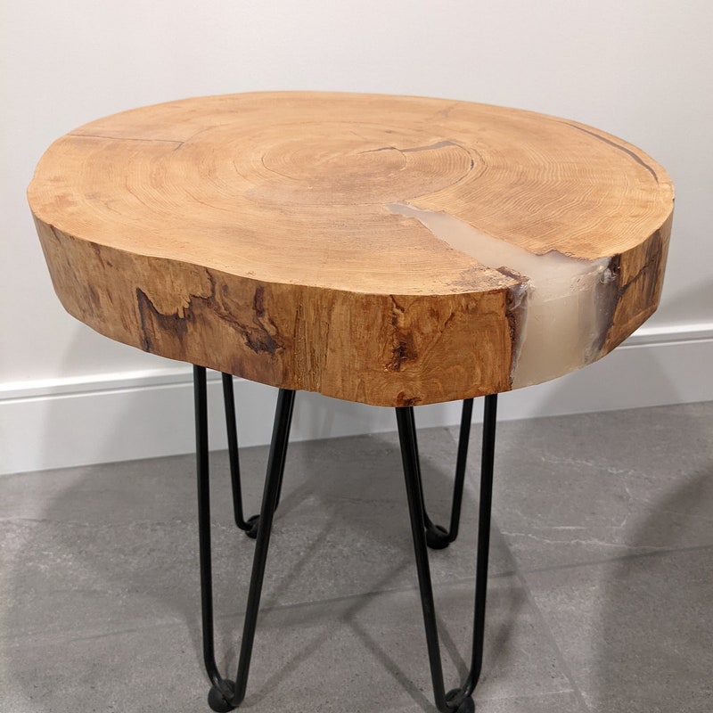 Live Edge End Table - Etsy