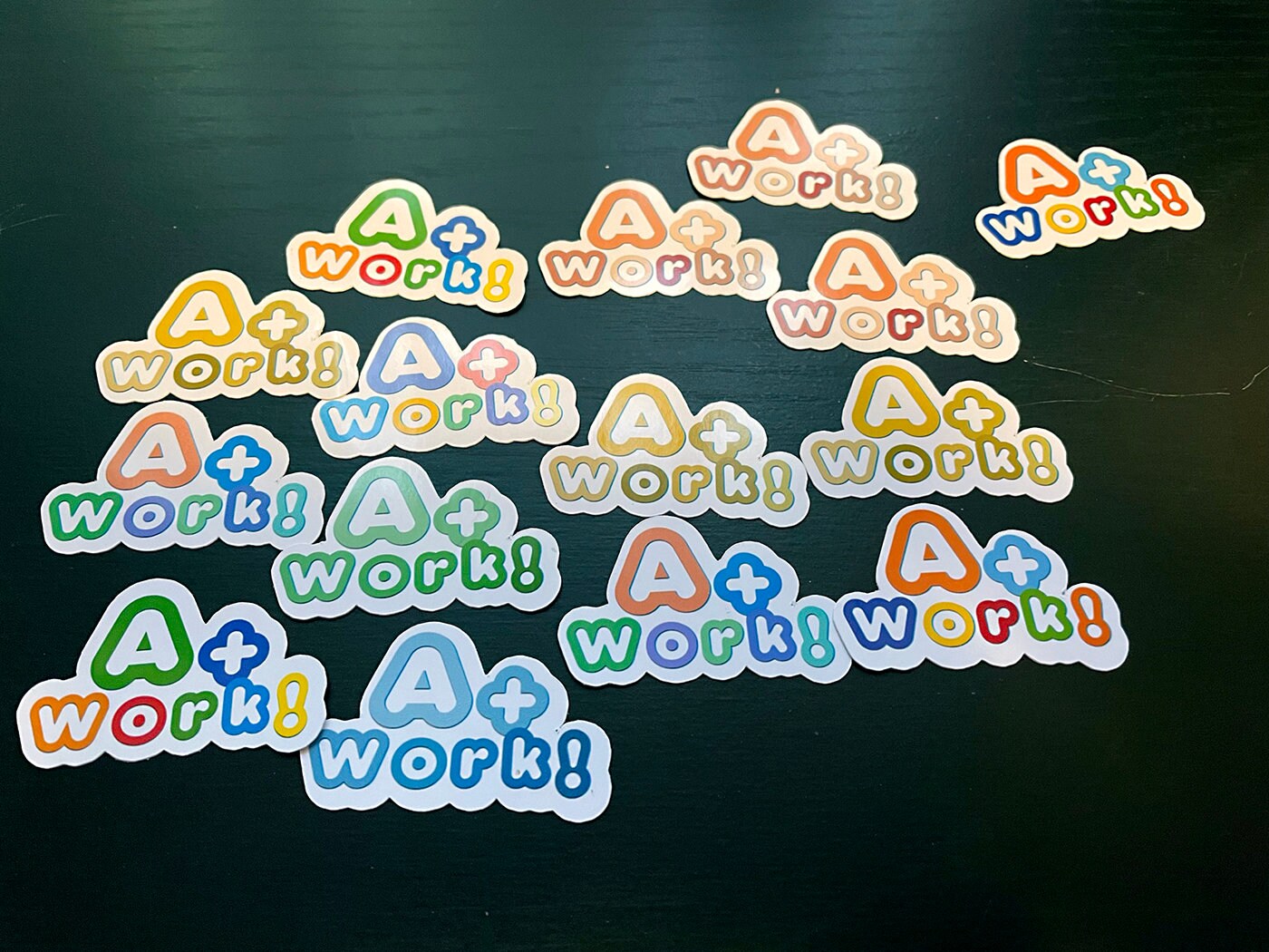 A Plus Work Sticker Pack, Teacher, Stickers, Students, Kids, Class - Etsy