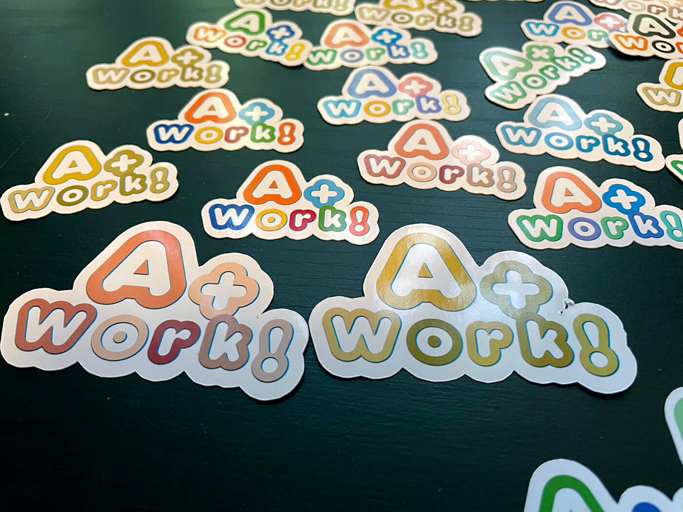 A Plus Work Sticker Pack, Teacher, Stickers, Students, Kids, Class - Etsy