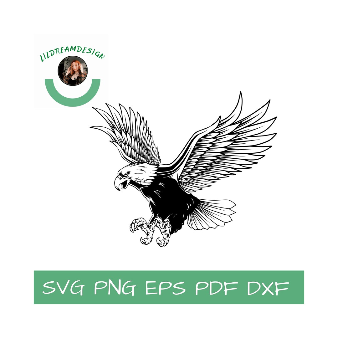 Bald Eagle SVG Digital Clipart Png Eps Pdf Dxf - Etsy Canada