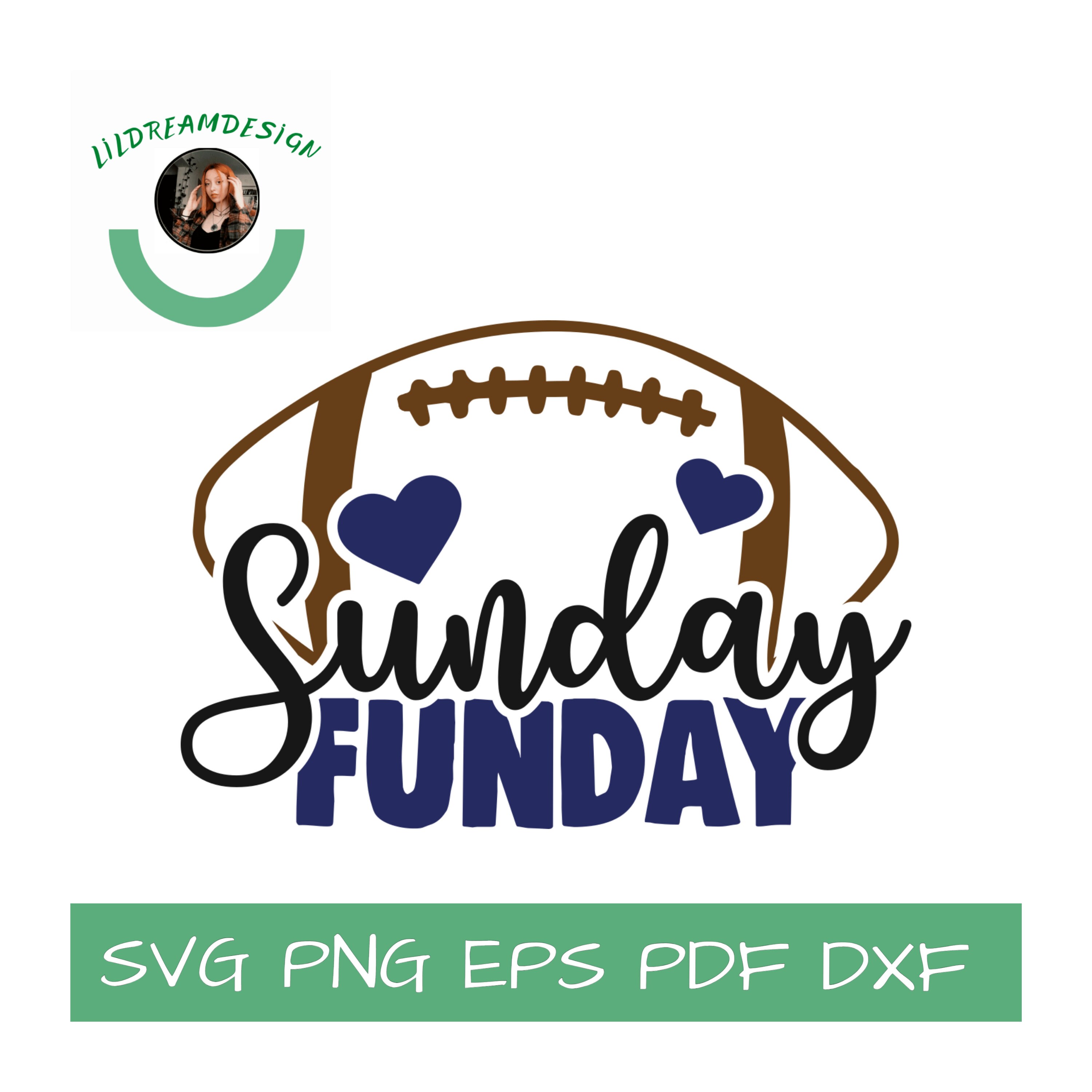Sunday Funday SVG Digitale Clipart Png Eps Pdf Dxf Etsy Schweiz