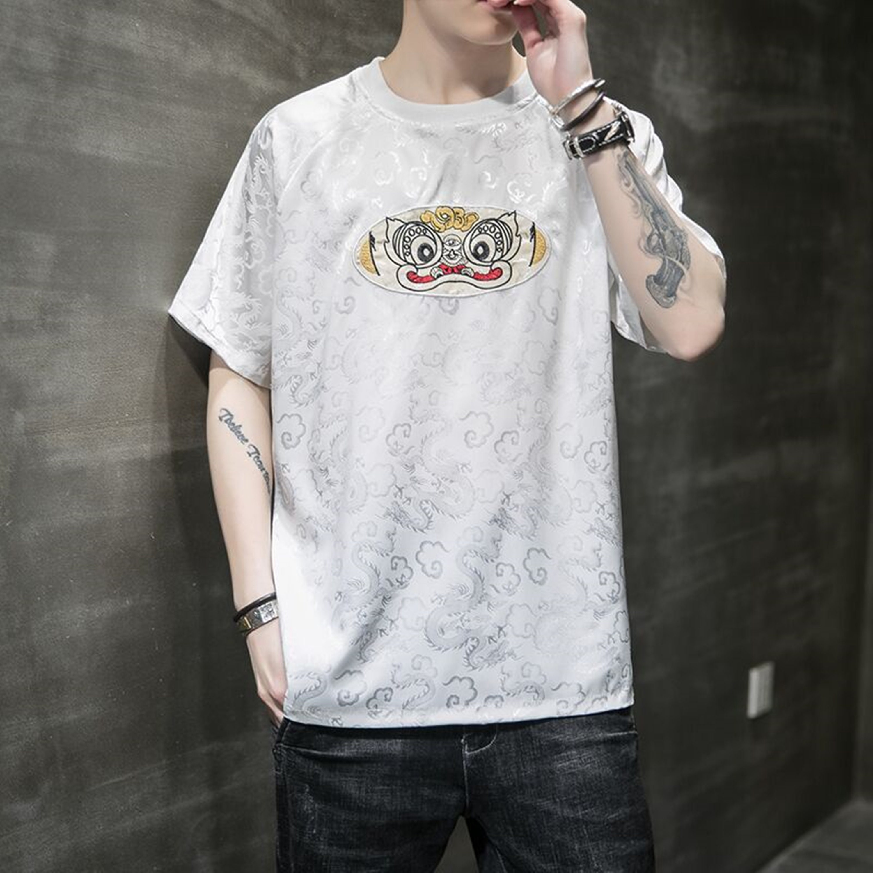 Short - Sleeved T - Shirt the Great Saint Clothing Heavy