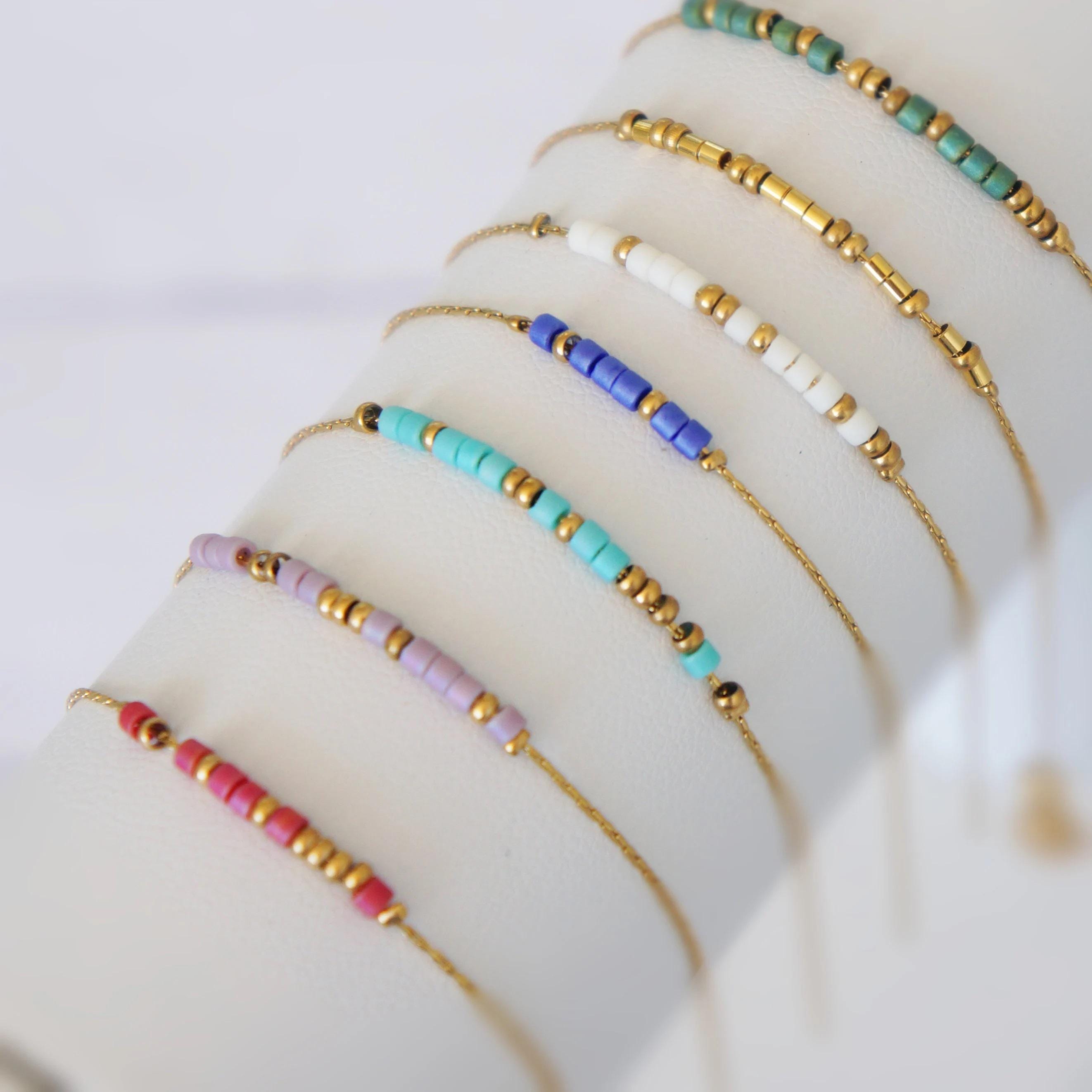 Beaded Bracelet Morse Code Bracelet CUSTOM GIFT for Mother's Day Secret Word Hidden Message Bracelet Friendship Bracelet Secret Love Code