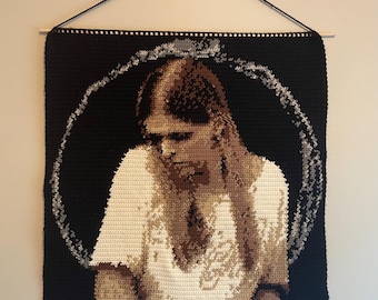 Ethel Cain Crochet Tapestry Pattern / Wall Hanging / Art / Decor