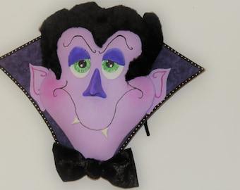 Vampire wreath attachment, Vladimir , Dracula attachment, Spooky wreath, Cute Vampire, Halloween wreath attachment Vampire