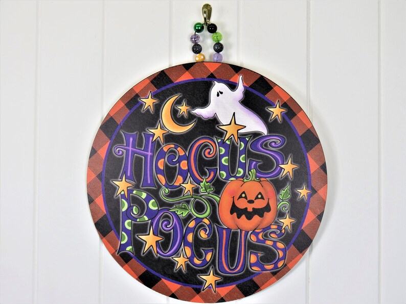 Front Door Sign | Hocus Pocus | Door Hanger | Halloween Decor | Home ...
