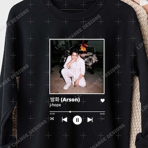 JHOPE Jack In The Box T-Shirt, Jhope Arson Tshirt, J-HOPE Felpa, BTS Felpa con cappuccio