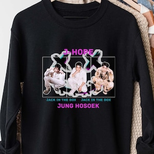 JHOPE Jack In The Box More T-Shirt, Jhope Arson Tshirt, J-HOPE Felpa, BTS Felpa con cappuccio