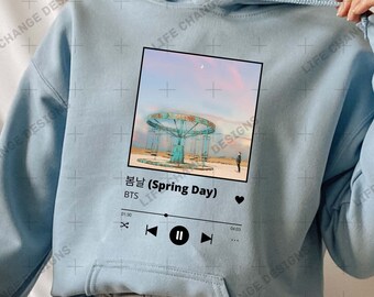 Camiseta BTS Spring Day, moletom, você nunca anda sozinho, O momento mais lindo da vida, BTS Proof Tee, produtos BTS, Bangtan 2022