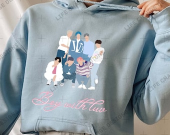 BTS Boy with luv T-Shirt, Sweatshirt, Der schönste Moment im Leben, BTS Proof Tee, BTS merch, We are bulletproof, Bangtan 2022