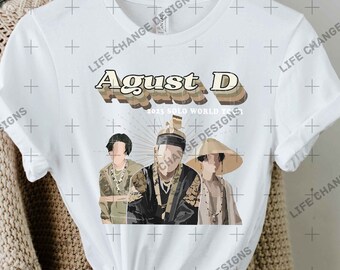 Agust D Konzert T-Shirt, BTS Suga Merch, Agust D World Tour 2023 Sweatshirt, BTS kpop Hoodie