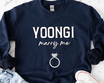 Yoongi Heirate mich? T-Shirt, BTS Suga Merch, Agust D World Tour 2023 Sweatshirt, BTS kpop Hoodie