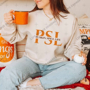 Fall Pumpkin Spice Life T-shirt, gezellige breisels, bladeren, warme chocolademelk sweatshirt, Halloween hoodie, trui weer shirt