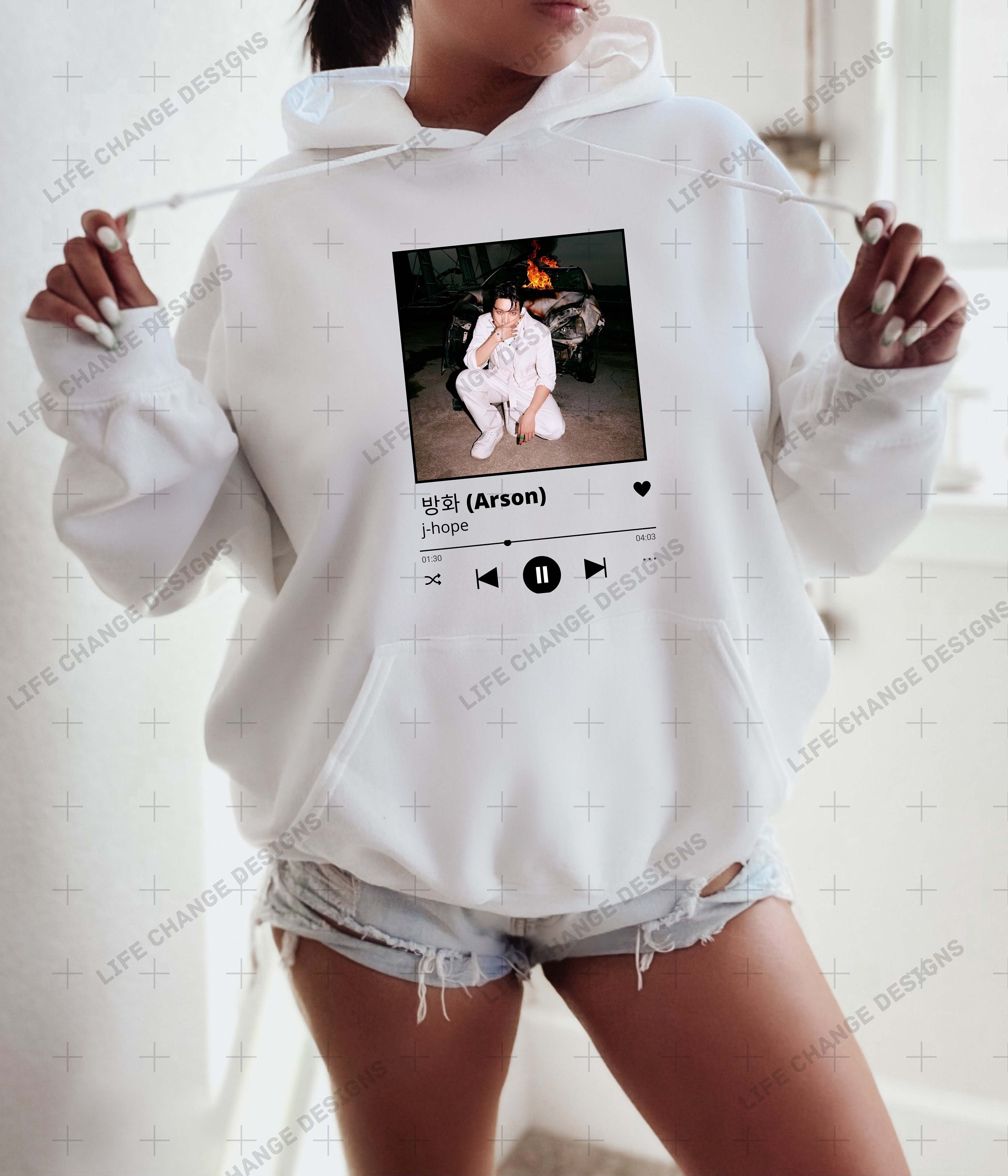 ARSON DAMAGED T-SHIRT🖤 - BTS ARMY GIFT SHOP