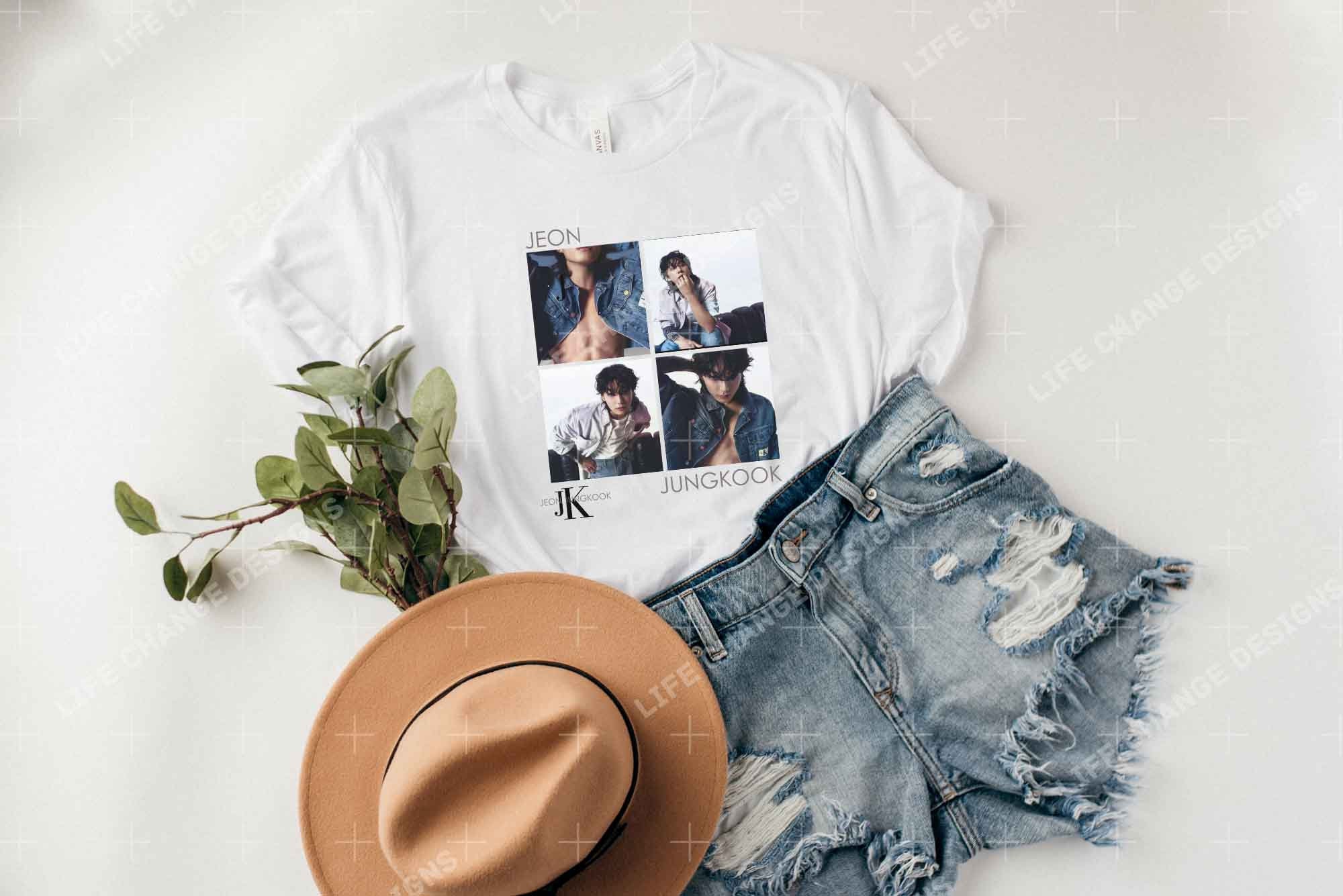 Jung Kook Calvin Klein T-shirt, Bts JK Shirt, Jeon Jungkook CK