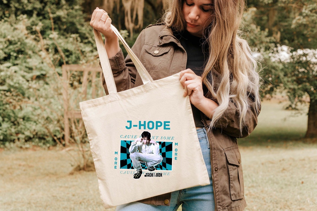 Tote Bag Jhope Bag J-hope Jack In The Box Organic Canvas Tote Bag