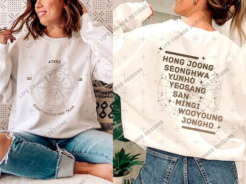 T-shirt Ateez 'Towards The Light: Will To Power' - Taille M, Noir - Europe Merch Neuf Avec étiquettes
