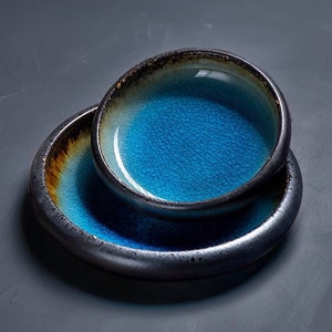 Contemporary Japanese Style Porcelain Bowl | Retro Texture Asian Tableware | Pasta Serving Stackable Bowl