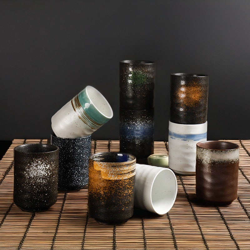 Handleless Design Cups Japanese Style Coffee Cups - Etsy