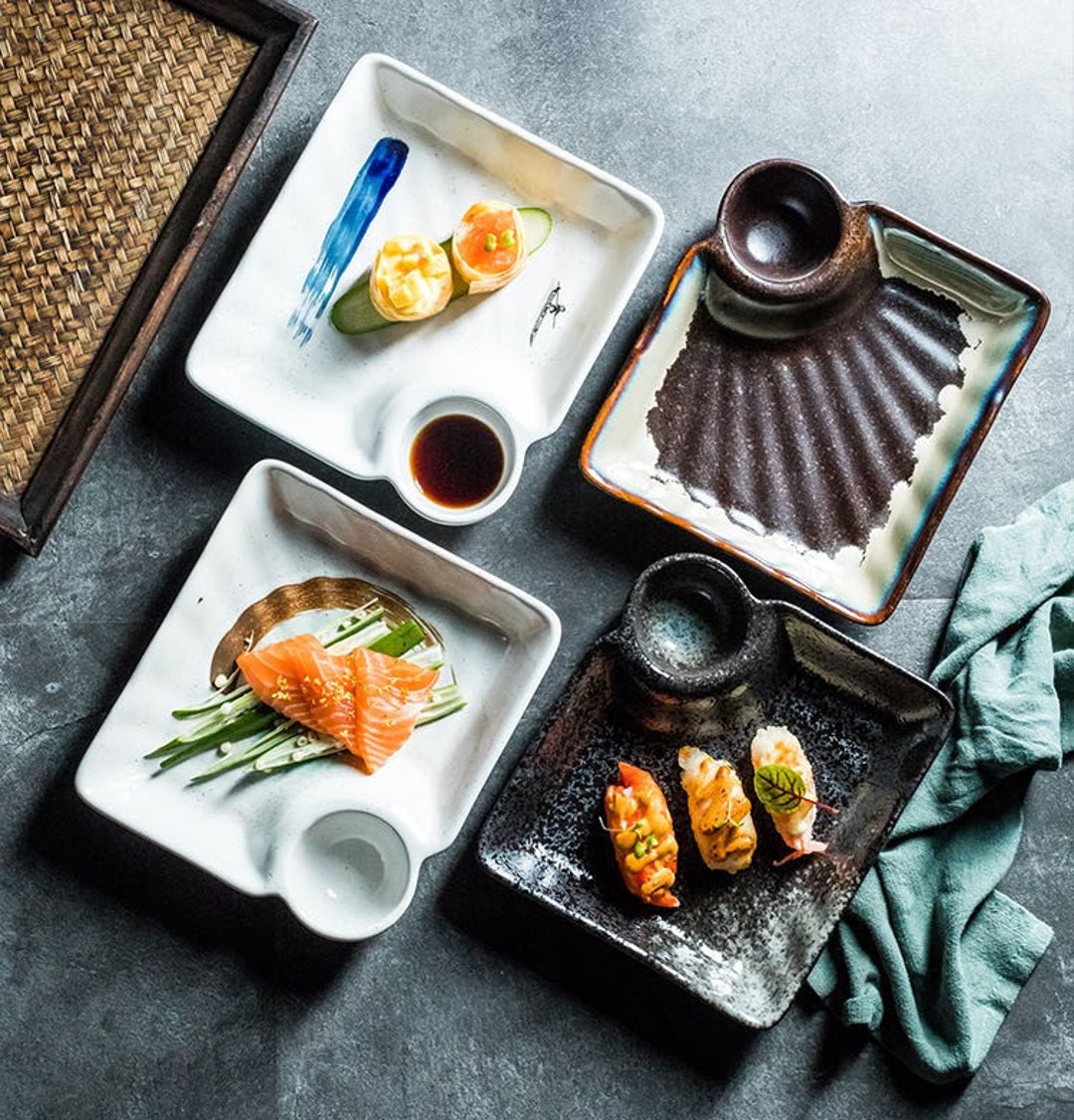 Masami Sushi Set With Bowls / Tray Stoneware