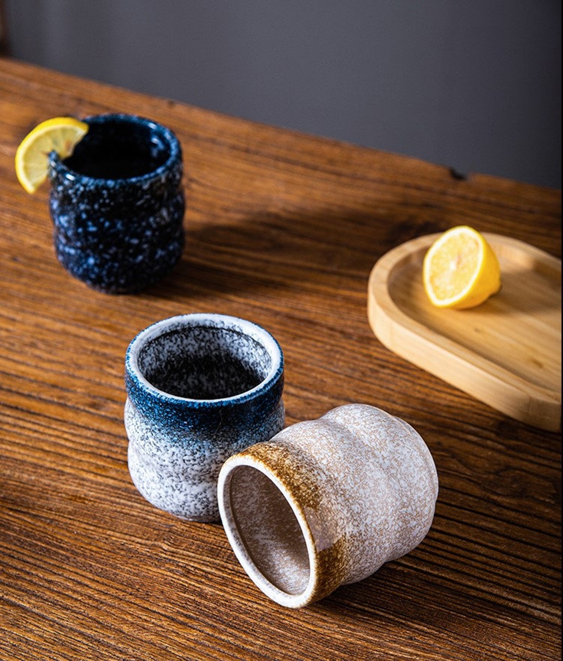 Porcelain Japanese Style No Handle Cup Simple and Elegant Etsy