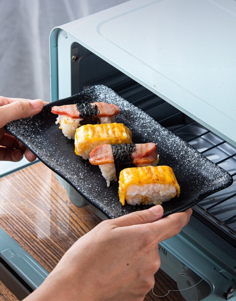 Japanese Style Rectangular Platters Porcelain Long Serving Etsy