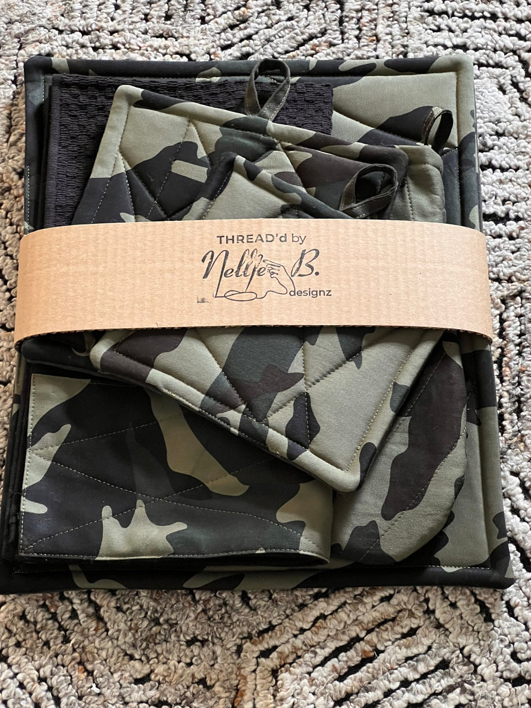 Beautiful CAMO Kitchen Accessories . Sold Separately MADE to ORDER Etsy