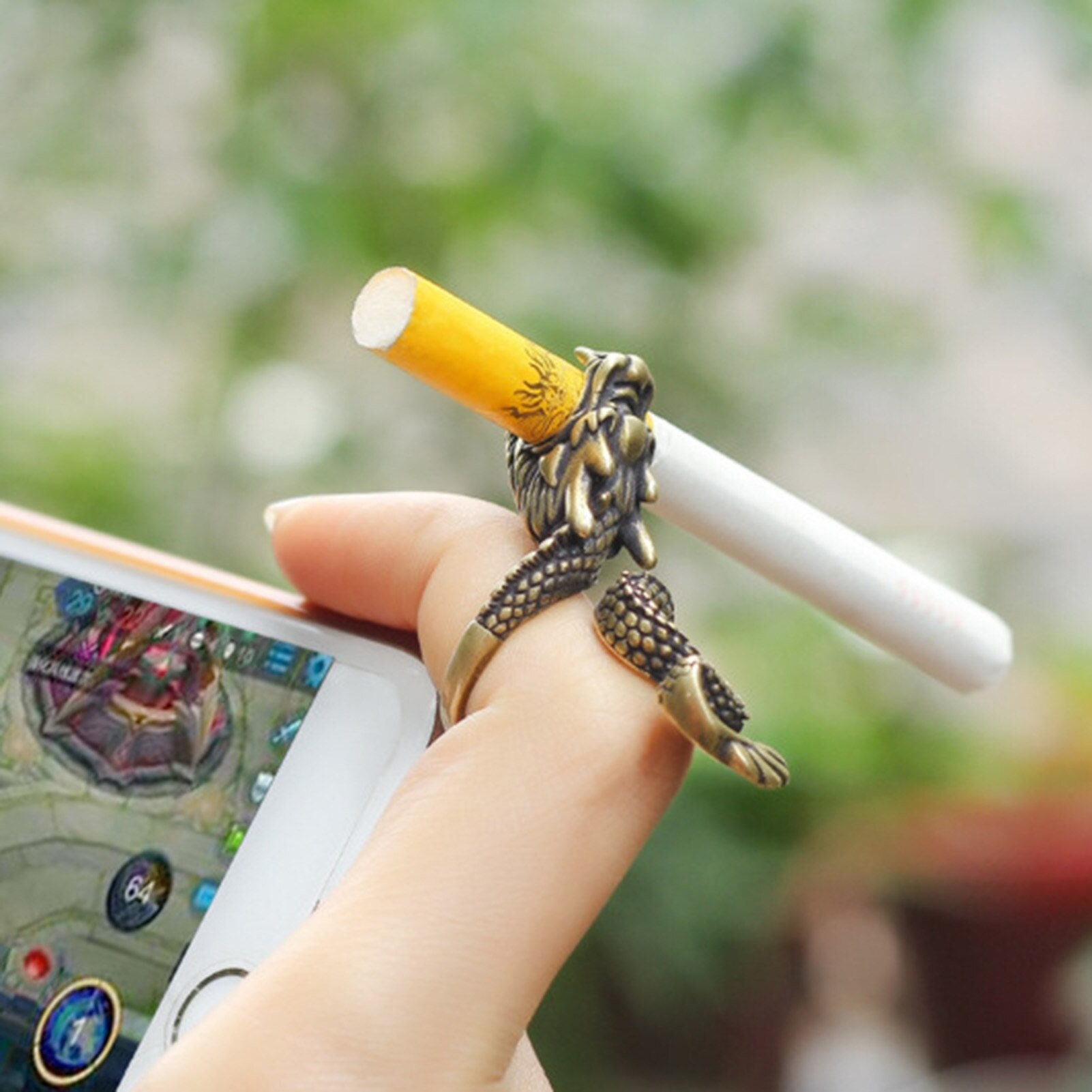 Finger Clip Cigarettes Holder Ring, Butterfly Cigarette Holder Ring,  Cigarette Holder For Finger Clip Smoking Accessories Gift for her