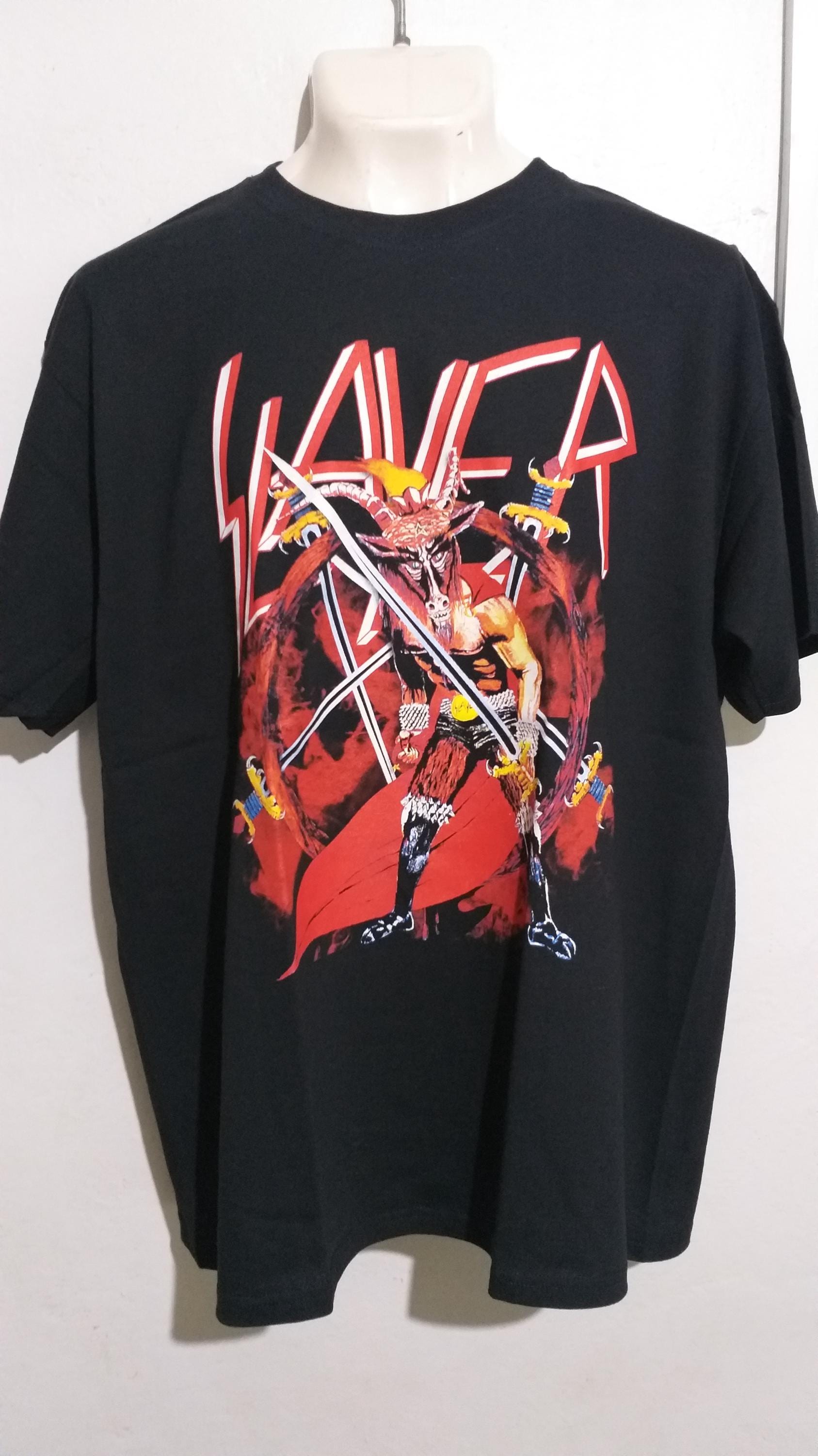 Slayer Show No Mercy T Shirt Metallica Megadeth Overkill Exodus 