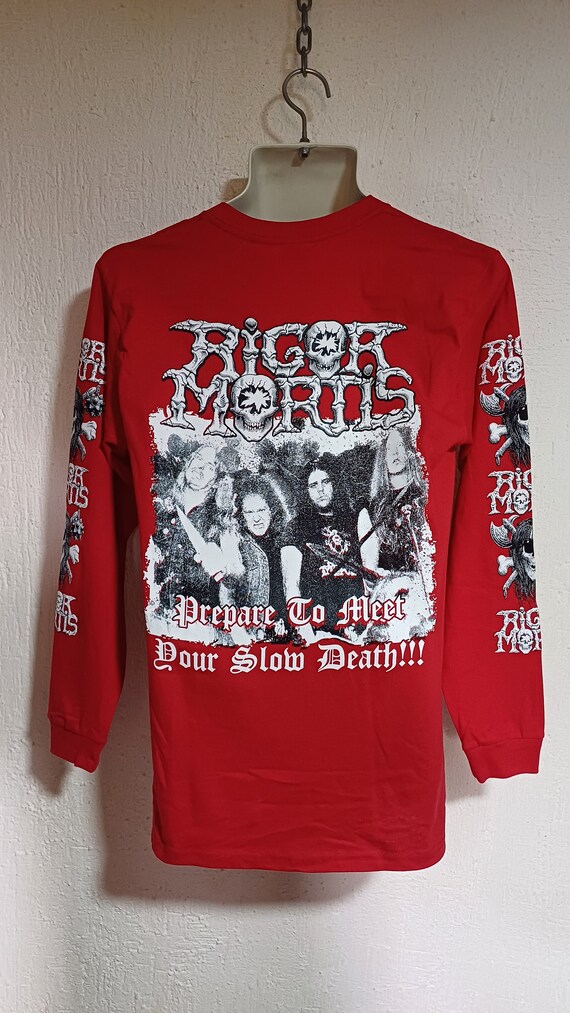 Rigor Mortis Long Sleeve Shirt Thrash Metal Possessed Morbid Saint 