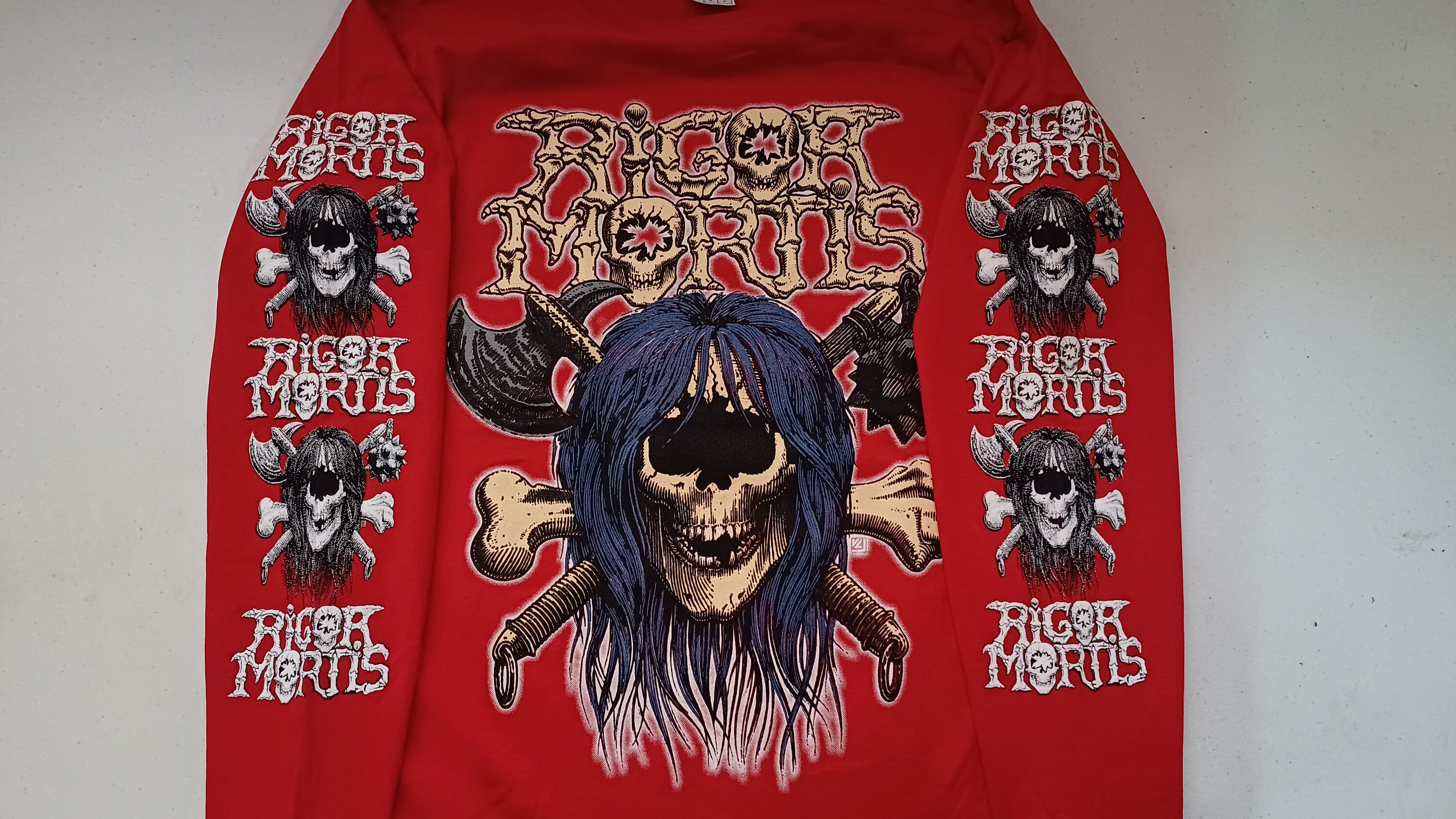 Rigor Mortis Long Sleeve Shirt Thrash Metal Possessed Morbid Saint 