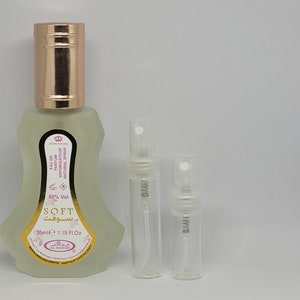 Al rehab Soft Decanted SAMPLE Spray 3ml 5ml Etsy India