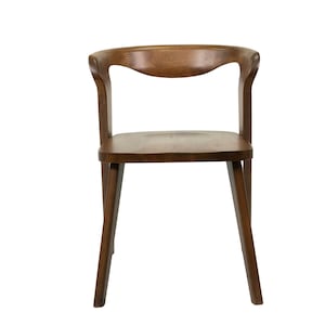 Solid Wood Dining Chair Oak Dining Chair Mid-Century Modern Chair Handmade Chair Chairs for Dining Room Kitchen Restaurant Chair image 3