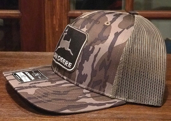 John Deere Hat Hutson Embroidered Mesh Back Snapback Trucker Cap