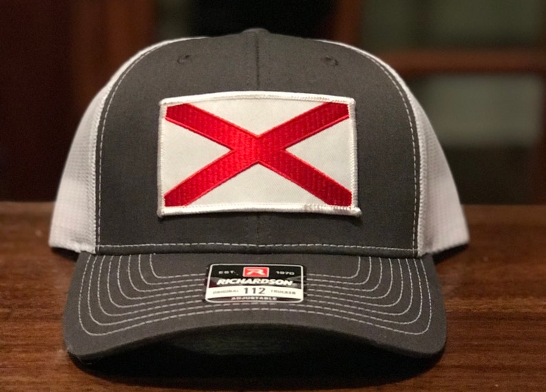 Alabama or Georgia State Flag Patch on 