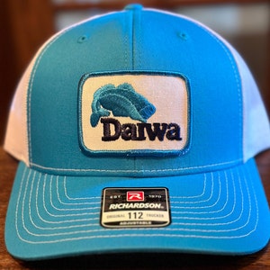 Vintage Team Daiwa Patch on Richardson 112 Trucker Snapback Hat! Super Nice!!