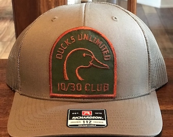 Vintage Ducks Unlimited Patch on a Custom Richardson 112 Trucker Snapback Hat!!