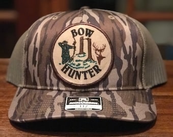 Vintage Bow Hunter Patch on a Custom Richardson 112 Trucker Snapback Hat!!