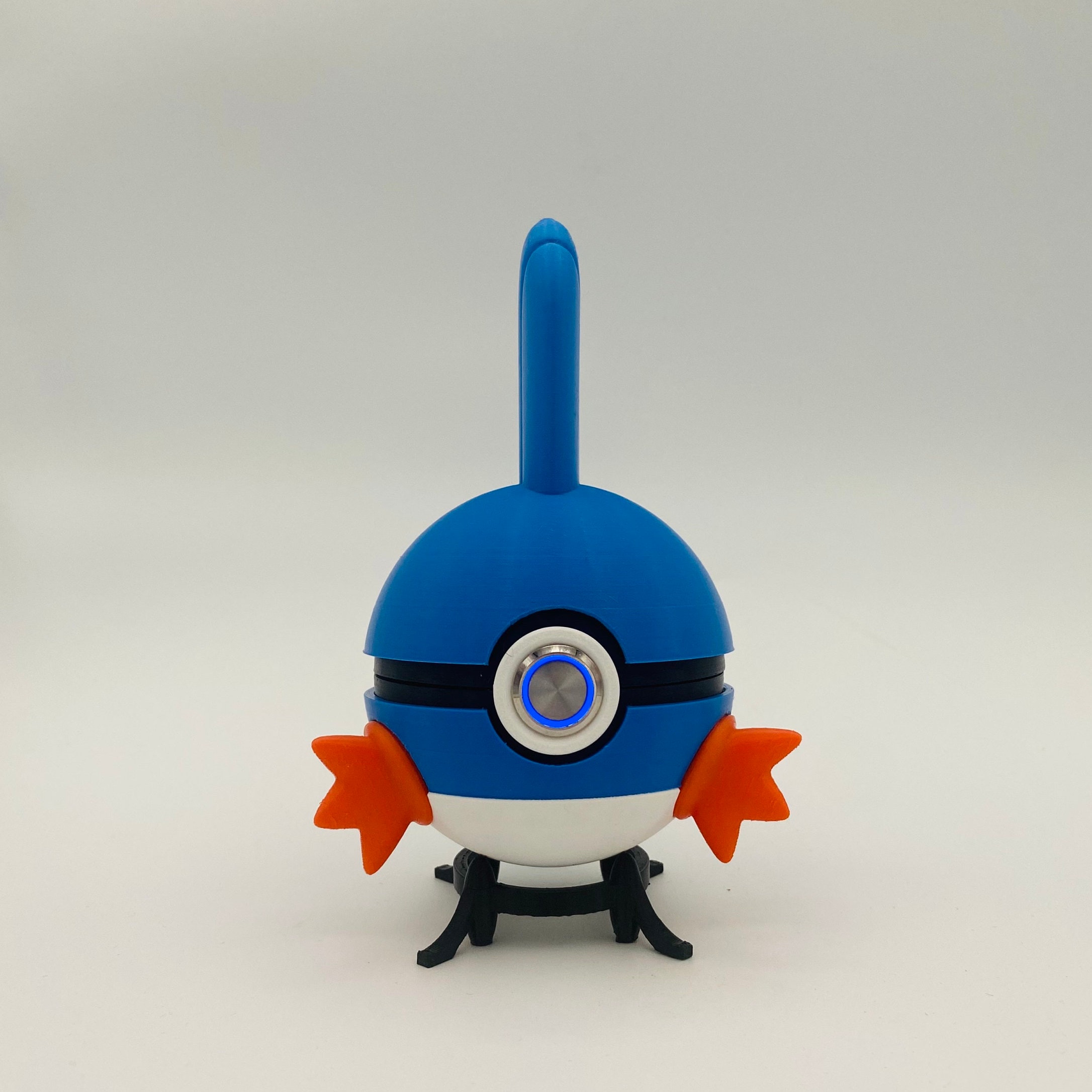 Pokeball Led Unique Mudkip Pokeball With LED Button - Etsy
