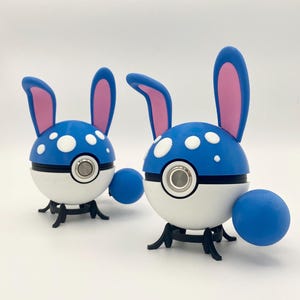 Unique Azumarill Pokeball with LED button