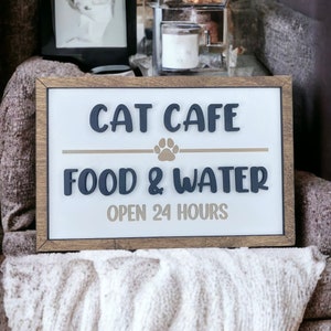 Cat Cafe Home Decor
