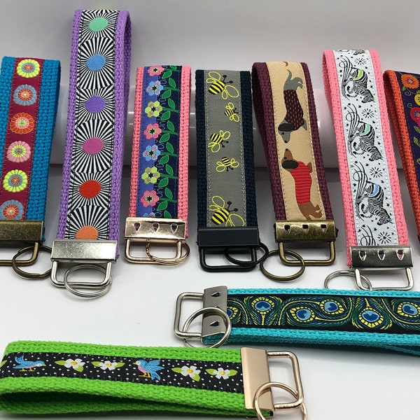 Ribbon Key Chains - Etsy