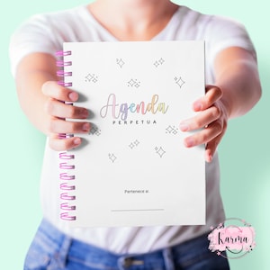 Weekly perpetual agenda - DIGITAL FILE