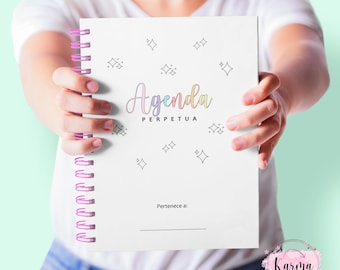 Weekly perpetual agenda - DIGITAL FILE