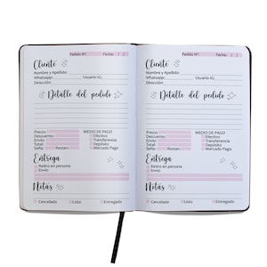 Caderno de pedidos Shine - um pedido por folha - ARQUIVO DIGITAL