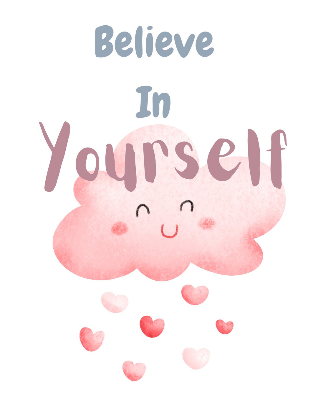 Believe in Yourself Printable Poster Set - Etsy