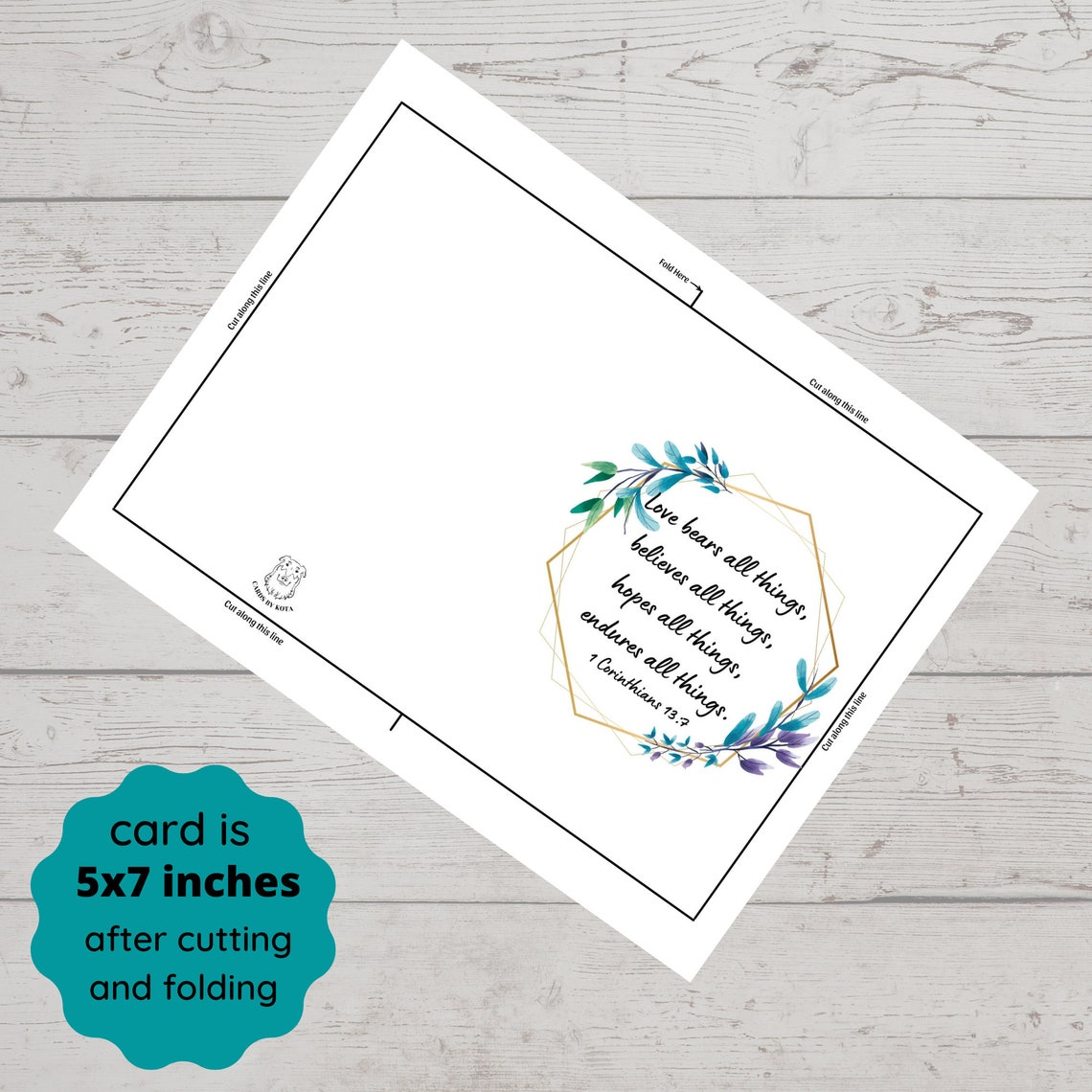Printable Anniversary Card | Wedding Card | Religious Card | Christian ...
